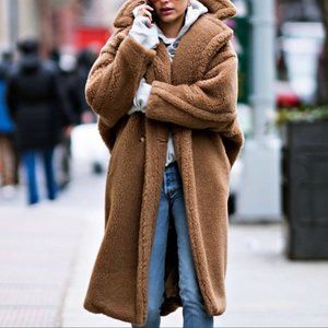 GAP Relaxed Sherpa Coat GAP Long Teddy Sherpa Coat Size XXL